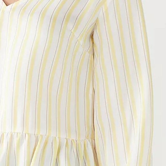 Nine West Women's V-Neck Peplum Blouse - Picture 6 of 6